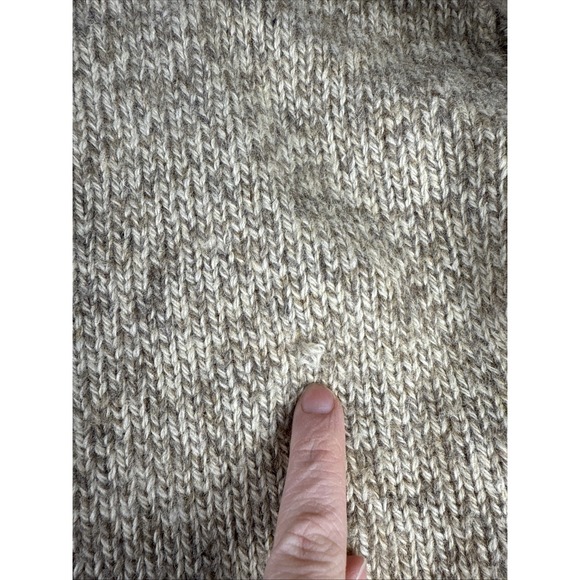 Vtg Family Britches Sweater Mens XL Brown Wool Blend Made Hong Kong Old Money - Picture 6 of 8